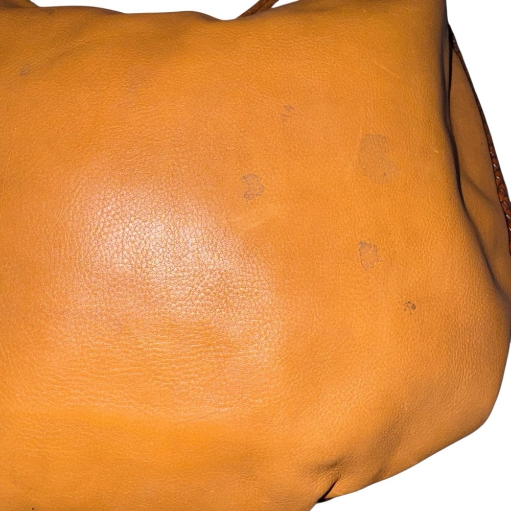 Michael Kors Leather Slouchy Hobo Soft Boho Everyday Bag luggage brown braided - Picture 6 of 11